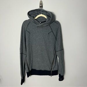 Lululemon Athletica Gray Hoodie Hooded Sweatshirt SIZE 4 *L